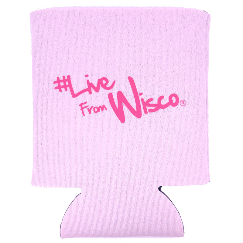 Pink Logo Can Coozie