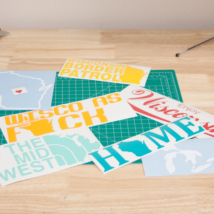 Wisconsin/Midwest Themed Decals