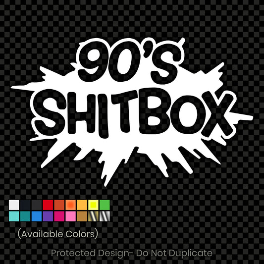 90's Shitbox Decal
