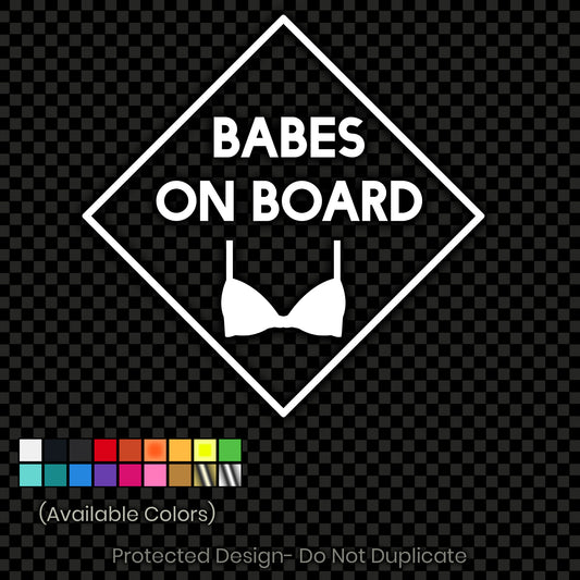 Babes On Board Decal