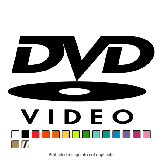 DVD Video Decal