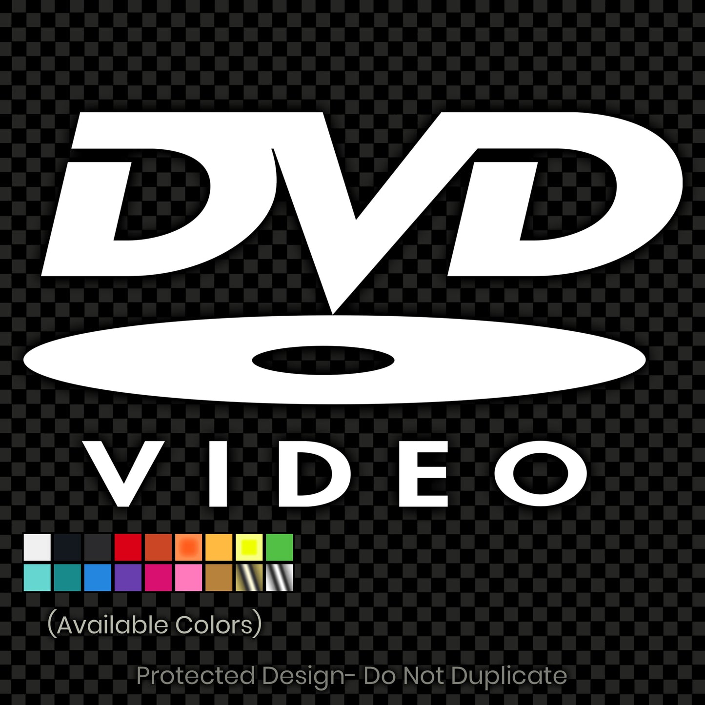 DVD Video Decal