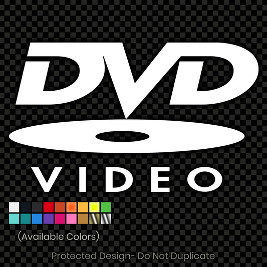 DVD Video Decal