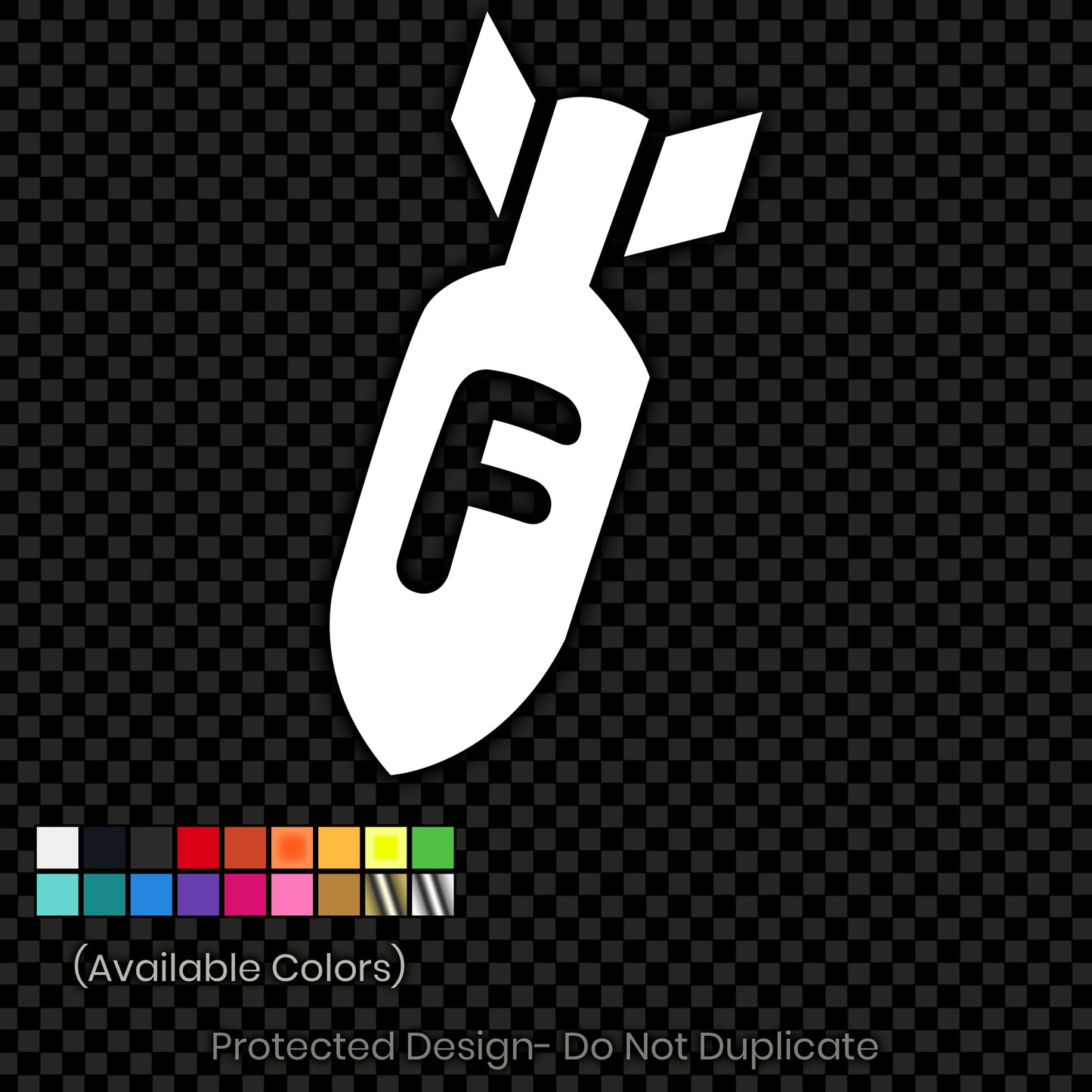 F Bomb Decal