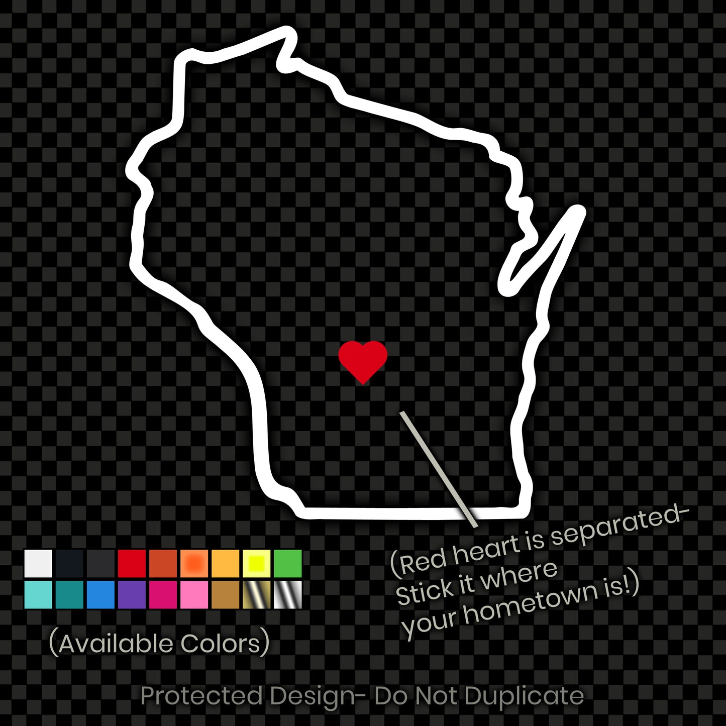 Wisconsin Hometown Decal