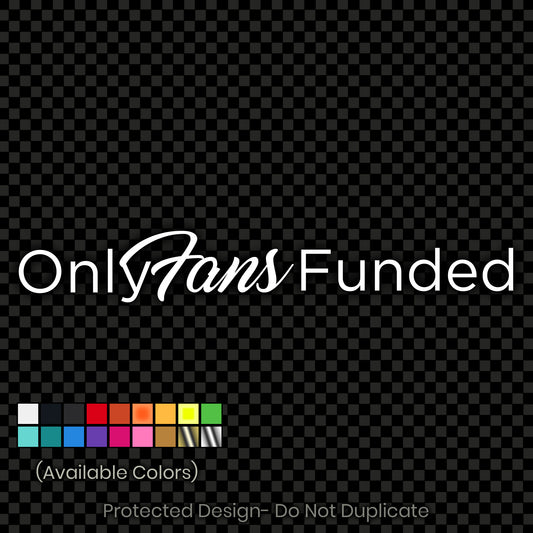 OF Funded Decal