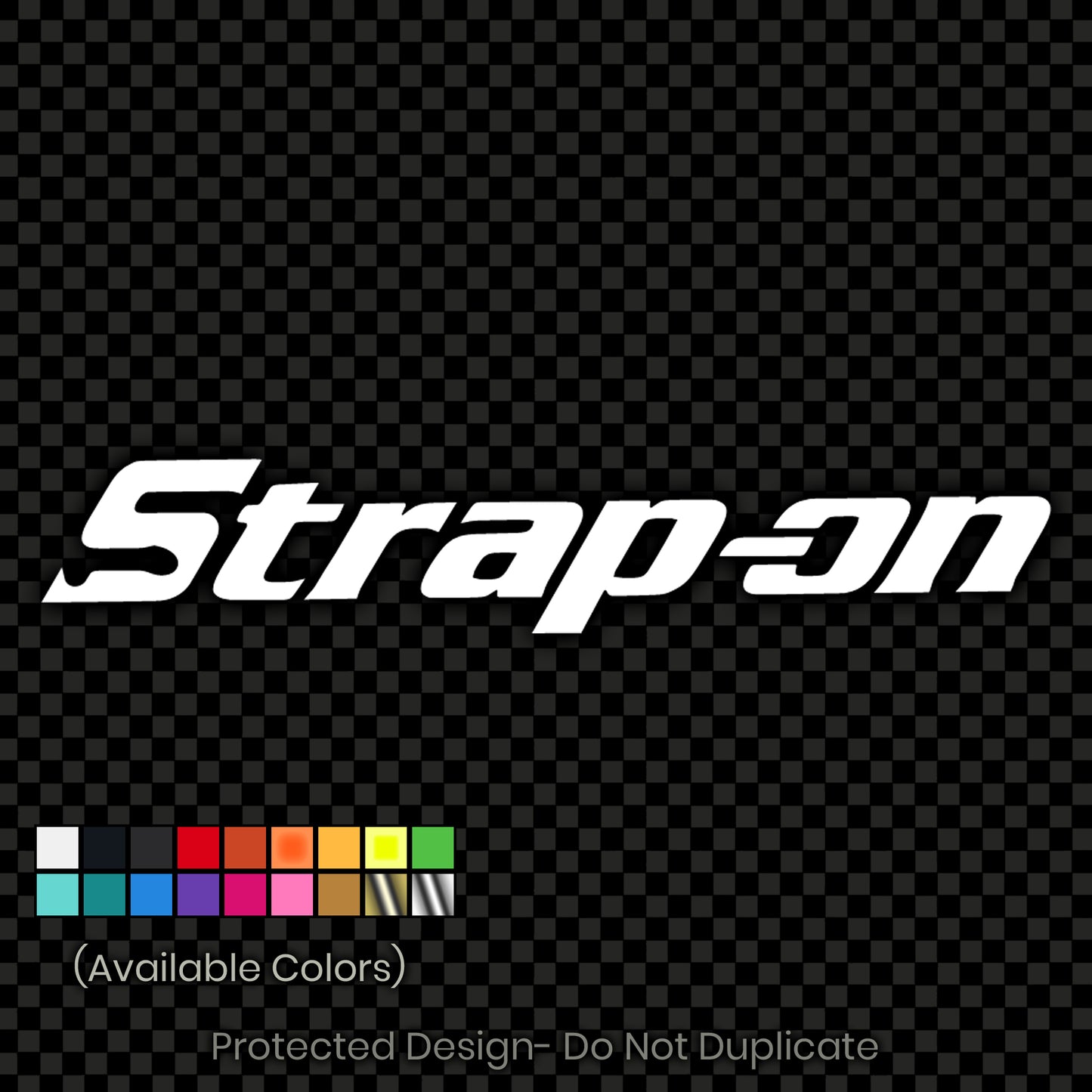Strap On Decal