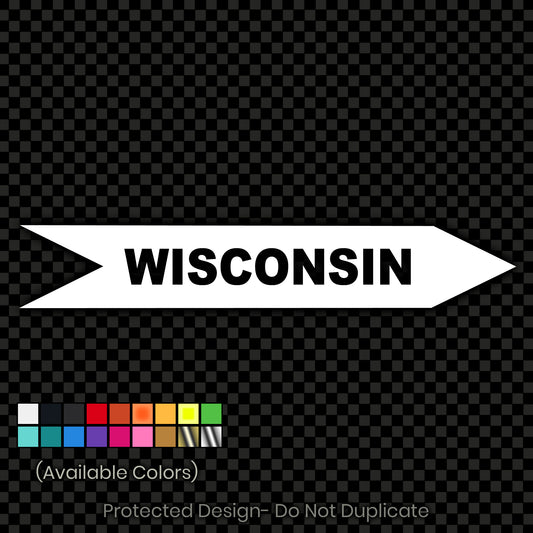 WI Trail Sign Decal